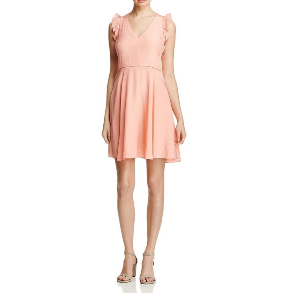 Rebecca Taylor Womens Flutter A-line Dress